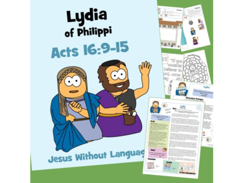 Lydia - Acts 16 - Kidmin Lesson & Bible Crafts
