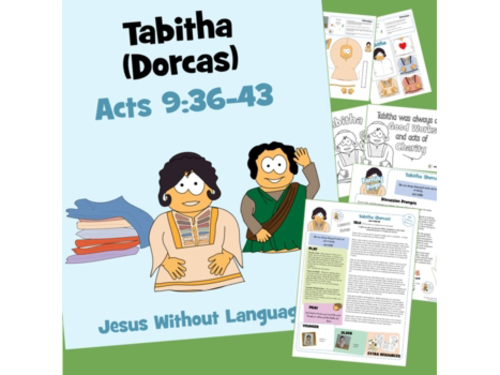 Tabitha Dorcas - Acts 9 - Kidmin Lesson & Bible Crafts
