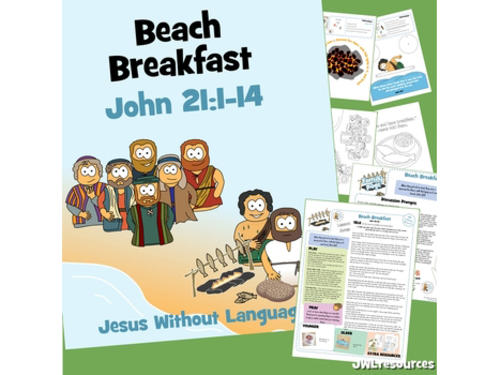 Beach breakfast - John 21 - Kidmin Lesson & Bible Crafts