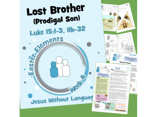 Lost Brother Lent 4 (The prodigal) - Kidmin lessons and Bible crafts