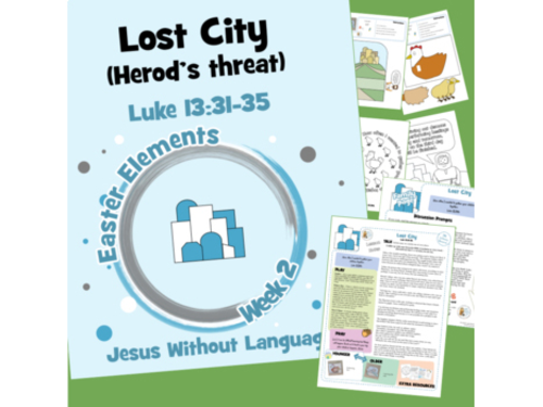 Lost City Lent 2 (Herod's threat) - Kidmin lessons and Bible crafts