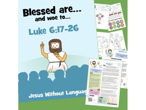 Blessed are (and woe to) - Kidmin Lesson & Bible Crafts