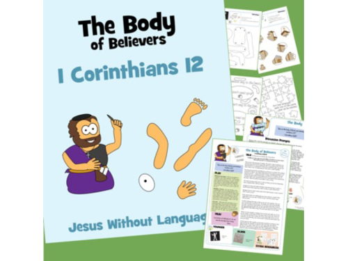 The Body - Sunday School Lesson & Bible Crafts - 1 Corinthians 12