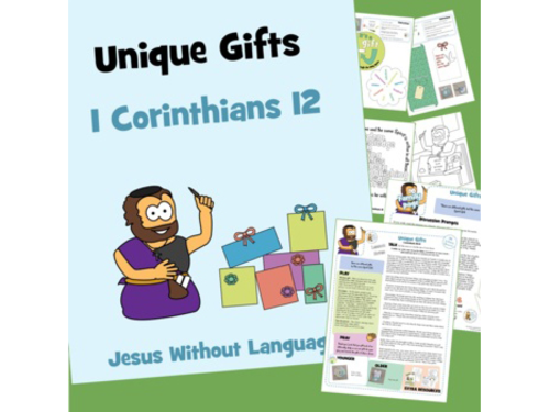 Gifts of the Holy Spirit - Sunday School & Bible Crafts - 1 Corinthians 12
