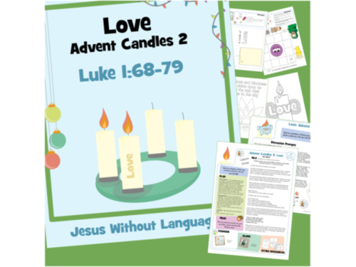 Advent Candle week 2 Kids Ministry Lesson & Bible Crafts - Luke 1 (Zechariah)