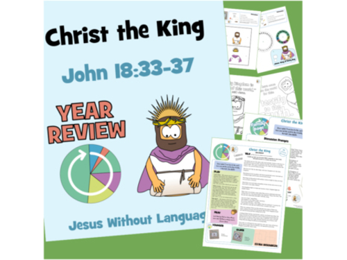 Christ the King Kids Ministry Lesson & Bible Crafts - Mark 13