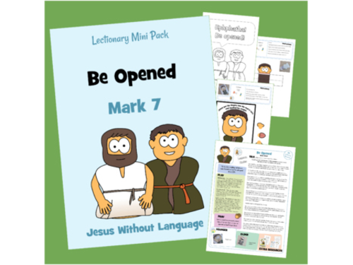 Healing the deaf man Kidmin Lesson & Bible Crafts - Mark 7