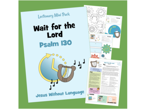 Psalm 130 - Kidmin Lesson & Bible Crafts + family study.