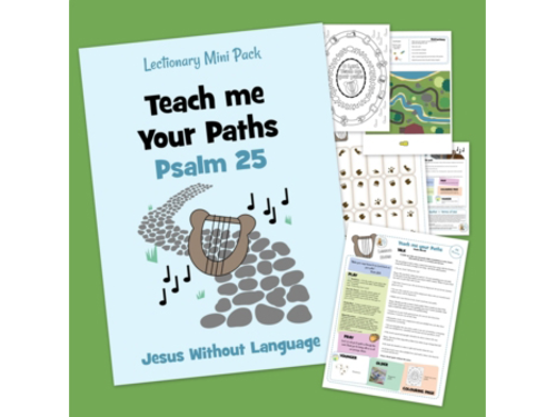 Psalm 25 - Kidmin Lesson & Bible Crafts + family study.