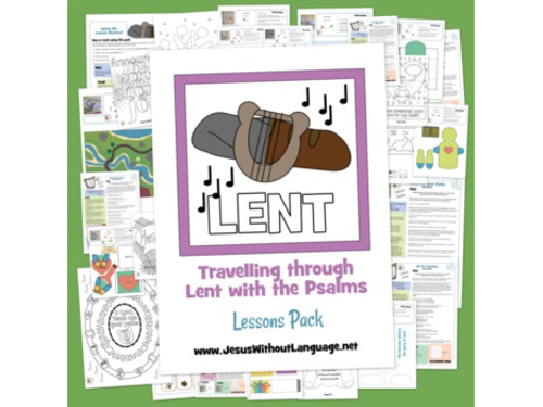Lent through the Psalms - Kidmin lessons and Bible crafts