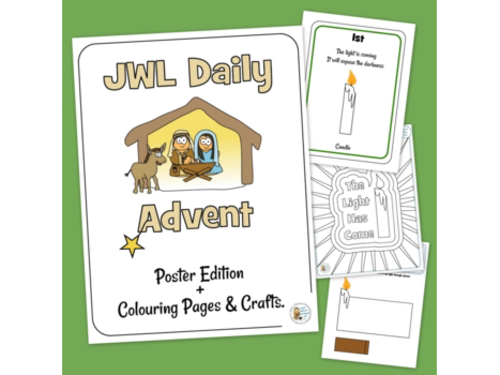 Daily Advent: community posters, colouring pages and daily crafts