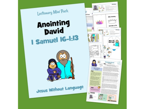 David Anointed Kidmin Lesson & Bible Crafts - 1 Samuel 16