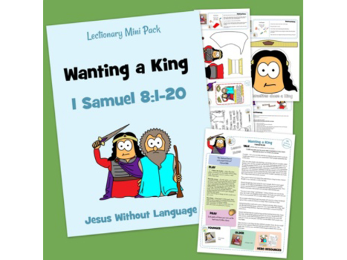 Wanting a King Kidmin Lesson & Bible Crafts - 1 Samuel 8