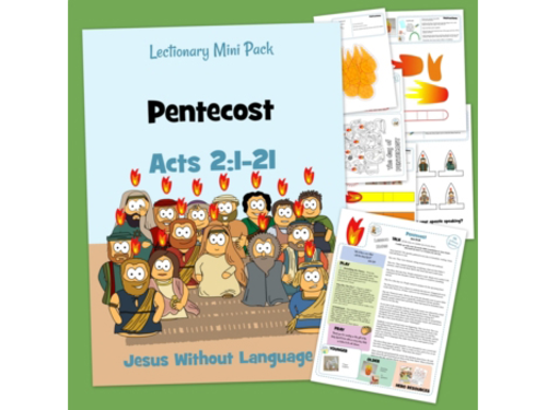 Pentecost Kidmin Lesson & Bible Crafts - Acts 2