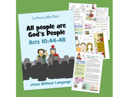 Cornelius Kidmin Lesson & Bible Crafts - Acts 10