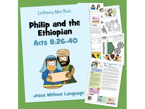 Philip and the Ethiopian Kidmin Lesson & Bible Crafts - Acts 8