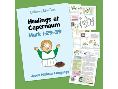 Healings at Capernaum - Mark 1 - Kidmin Lesson & Bible Crafts
