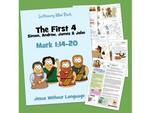 The first four disciples - Kidmin Lesson & Bible Crafts