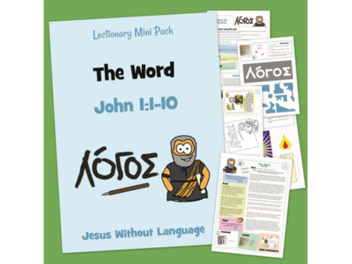 In the Beginning was the word - Kidmin Lesson & Bible Crafts