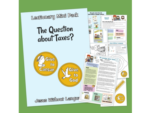 The Question about Taxes - Kidmin Lesson & Bible craft