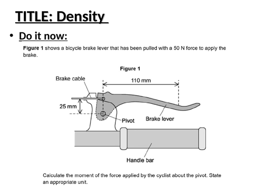 AS Physics Density OCR A