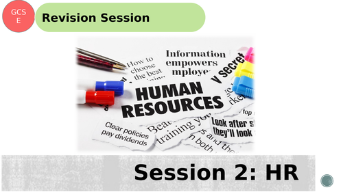 GCSE Business Revision Lesson: Topic 6 - Human Resources