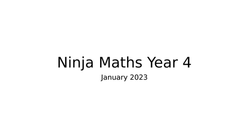 Year 4 Maths Meeting