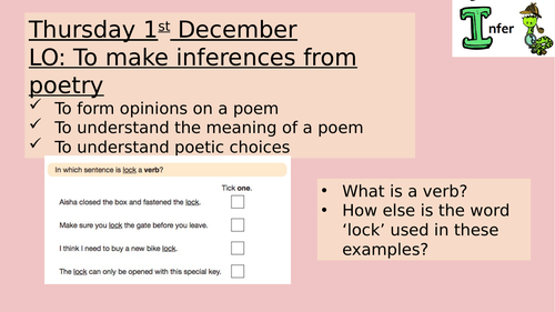 Year 5/6 poetry sequence - The Undefeated