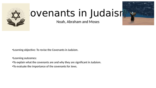 The Covenants in Judaism KS4 GCSE RE