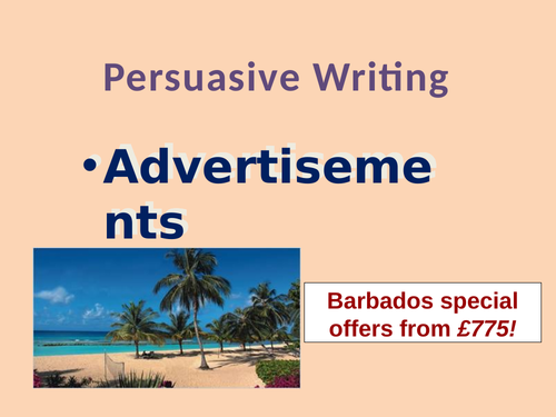 Advertisements- holiday