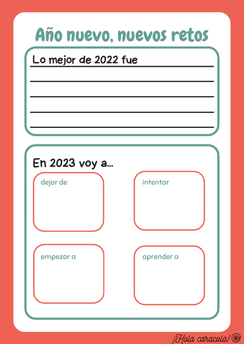 Propósitos de año nuevo