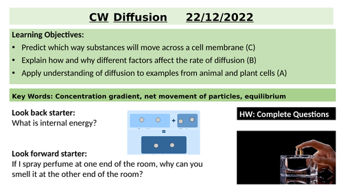 Diffusion GCSE