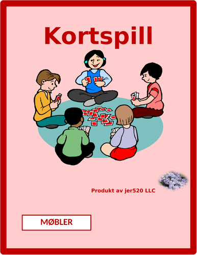 Møbler (Furniture in Norwegian) Card Games