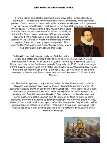 L2 - Drake's circumnavigation (HE 2024): Why did Drake circumnavigate the globe in 1577?
