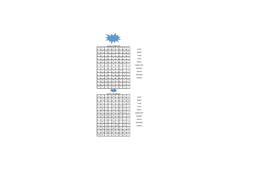 ISLAMIC VOCABULARY WORD SEARCH