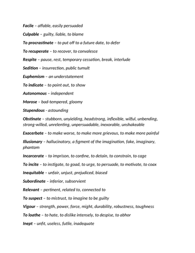 Introducing Synonyms to Year 6 - English Language Lesson | Teaching ...