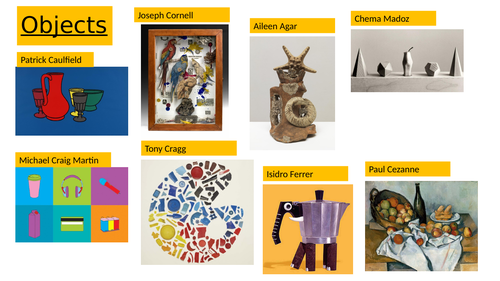 AQA Component 2 GCSE Art Craft and Design Topics Starting Points