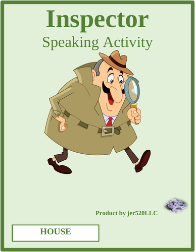 House in English Inspector Speaking Activity
