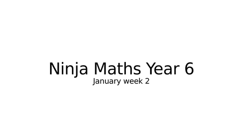 Year 6 Maths meeting