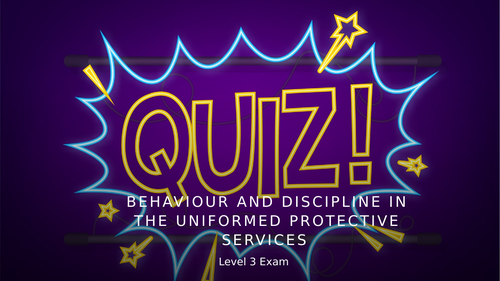 Unit 2: Behaviour and Discipline quiz and answers