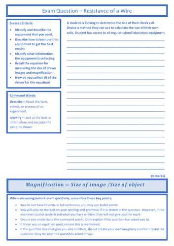 Microscopy - Practical Pack