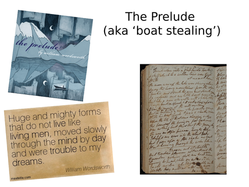 The Prelude boat stealing Conflict AQA true or false