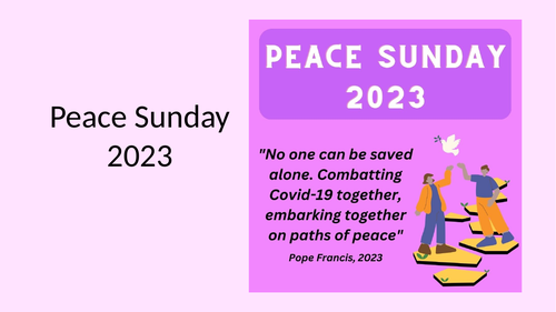 Peace Sunday Assembly/ Form Time Resource 2023