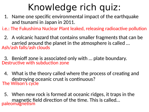 Edexcel A Level Geography 5.5abc: Flooding