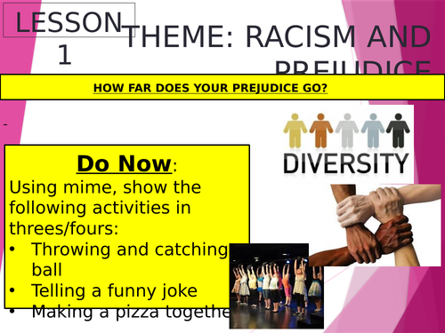 Racism and Prejudice Year 8&9 Drama