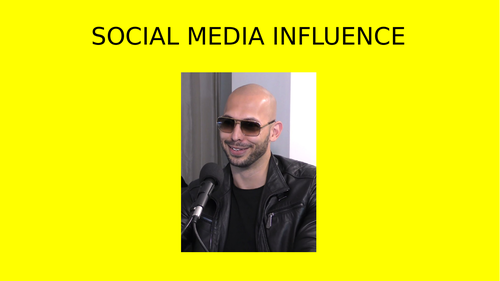 Social Media Influence and Andrew Tate