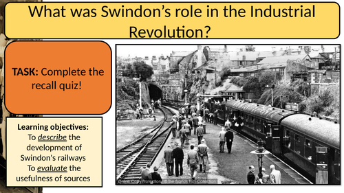 3. What was Swindon's role in the Industrial Revolution?