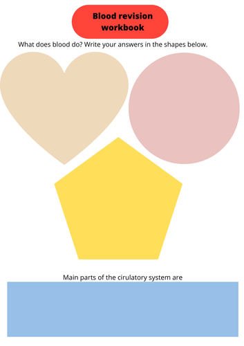 Biology revision workbook - circulatory system