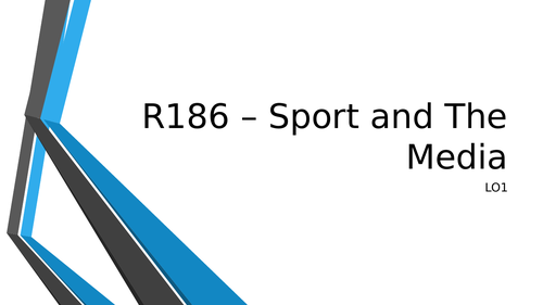 Sport Studies OCR C Nat  R186 Sport and the Media