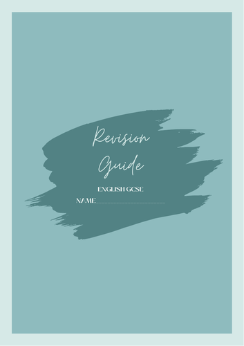 GCSE Revision: Reading & Writing Fiction